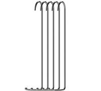 Browin 311301 Crochets pour Fumoir pour Poisson VISSÉS 5 pcs. | Lot de Crochets de Fumage pour Poisson | Vis Antirouille Résistant aux Hautes températures | Acier Inoxydable