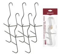 Browin 311302 Lot de 5 hameçons à fumer en acier inoxydable résistant aux hautes températures Gris, Poissons Crochets 5-Pièces 5 x 8 x 19 cm