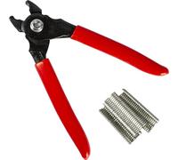 Browin 313313 Pince à saucisses avec 60 Clips en Alliage Rouge