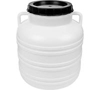 Browin 360130 Fut Alimentaire avec un Couvercle Étanche 30l, Baril pour Mariner le Chou, les Concombres, le Stockage des Aliments, pour l'Eau, Plastique, Blanc