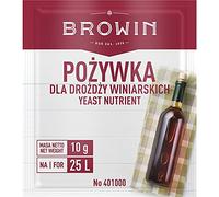 Browin 401000 Nutriment pour levure oenologique - 10 g - Universel - pour vin Blanc, rosé et Rouge (Lot de 6)