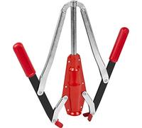 Browin 507001 Boucheuse à Double Bras Basic | pour Bouchons à la Main | pour la Fabrication du Vin | Plastique | Rouge