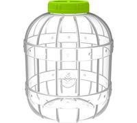 Browin 602020 Bocal multifonction en PET anti-éclats avec bouchon à vis 10 l - Pour produits de conserve, liqueurs et autres boissons alcoolisées jusqu'à 95% d'alcool