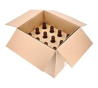 Browin 631434 Bouteille de Bière 0,5 L | Carton de 12 pcs. | Bouteilles en Verre Brun | Bouteilles Fermées avec des Bouchons | Brassage Maison