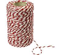 Browin – Ficelle à rôti en coton – 50 m – Rouge/Blanc – Multicolore