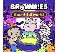 Browmies Boo-tiful world Coloring Book: Simple and Super Cute Designs for Adults and Kids, Featuring Spooky Adorable Creatures. To Calm Your Mind, Unleash Your Creativit