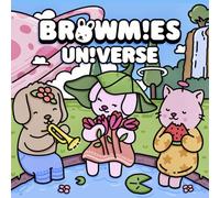 Browmies Universe Coloring Book: Bold & Easy Cute Designs for Adults and Kids A Relaxing Coloring Book to Calm Your Mind and Unleash Creativity.