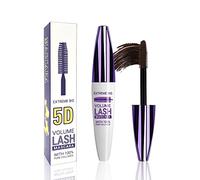 Brown 5D Mascara télescopique pour les yeux, imperméable, anti-salissures, longue durée, mascara à boucler volumisant, mascara non agglutinant, faux effet cils, convient à un usage quotidien