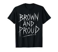 Brown and Proud Mexican Raza Chicano Punk Rock Immigration T-Shirt