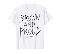 Brown and Proud Mexican Raza Chicano Punk Rock Immigration T-Shirt