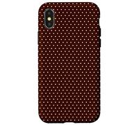 Brown and White Polka Dots Classic Polkadots Simple Pattern Coque pour iPhone X/XS