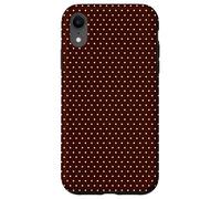 Brown and White Polka Dots Classic Polkadots Simple Pattern Coque pour iPhone XR