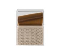 (brown) Angled Cosmetic Brush Make Up Brush V Shaped Nails Art Brush Nails Brush Contours Brush Highlighter Brush for Woman