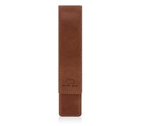 BROWN BEAR Étui en cuir pour 1 stylo, 013 marron vintage avec fermeture magnétique, Lederetui für 1 Schreibgerät mit Magnetverschluss, Étui pour 1 stylo