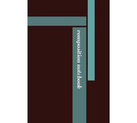 Brown & Blue composition notebook: Planner for school supplies , home & offices , size 6x9in. 200 liend pages