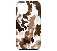 Brown Cowhide Western Cowgirl Cow Animal Print Coque pour iPhone 12/12 Pro