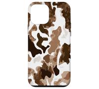 Brown Cowhide Western Cowgirl Cow Animal Print Coque pour iPhone 12 Mini