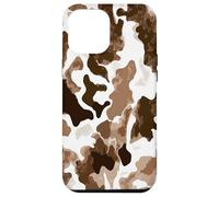 Brown Cowhide Western Cowgirl Cow Animal Print Coque pour iPhone 12 Pro Max