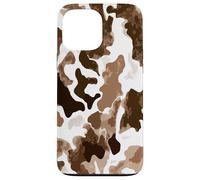 Brown Cowhide Western Cowgirl Cow Animal Print Coque pour iPhone 13 Pro Max