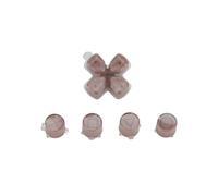 (Brown)D-pad Move Action Dpad For Key Abxy X Buttons Set Repair Part Replacement Forps