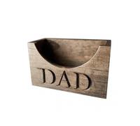 (Brown)Dad Wooden Hat Holder Personalized Baseball Hat Storage Shelf Father's Day Gift