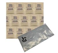Brown Demerara Lot de 10 sachets de sucre de canne emballés individuellement