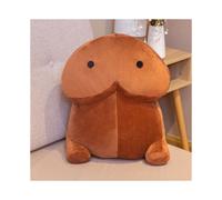 (Brown Eyes,30cm)Peluche pénis drôle coussin oreiller poupée en peluche cadeau pour petite amie petit ami