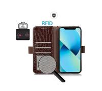 (Brown) For Sony Xperia 1 V Crocodile Top Layer Cowhide Leather Phone Case