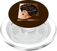 Brown Goddess Melanin Mignon Femme Afro Black is Beautiful PopSockets PopGrip pour MagSafe