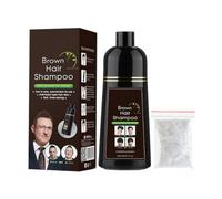 Brown Hair Shampoo Dye For Men Woman, Instant Hair Dye Hair Dye Shampoo, Hair Darkening Shampoo, To Cover Gray-White Hair, Easy To Use-Quick And Easy (Brown)
