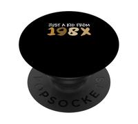 Brown Just A Kid de 198X Brown Graphic PopSockets PopGrip Adhésif