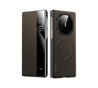 (Brown, Multicolor) For Huawei Mate XT Ultimate Case View Window Leather Phone Cover with Auto Wake / Sleep - Brown