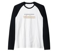 Brown Not Everyone Can See The Vision Brown Graphic Manche Raglan
