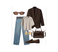 Brown Patent Versatile PU Leather Crossbody Bag for Women