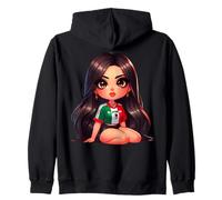 Brown Pride Chicana Mexican Girl Chola Badass Patriotic Sweat à Capuche
