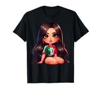 Brown Pride Chicana Mexican Girl Chola Badass Patriotic T-Shirt
