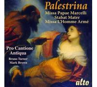 Brown|Pro Cantione Antiqua|Palestrina Giovanni Pierluigi Da - Palestrina Stabat Mater+Masses