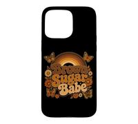 Brown Sugar Babe Boho Floral Papillon Mélanine Coque pour iPhone 15 Pro Max