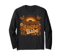 Brown Sugar Babe Boho Floral Papillon Mélanine Manche Longue