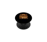 Brown Sugar Babe Boho Floral Papillon Mélanine PopSockets PopGrip Adhésif