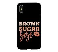 Brown Sugar Babe Fière Mélanine Belle Reine Coque pour iPhone X/XS