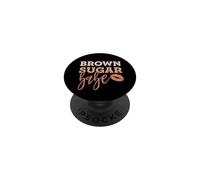Brown Sugar Babe Fière Mélanine Belle Reine PopSockets PopGrip Adhésif