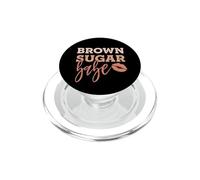 Brown Sugar Babe Fière Mélanine Belle Reine PopSockets PopGrip pour MagSafe