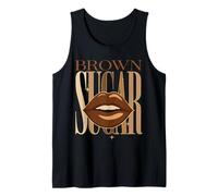 Brown Sugar Melanine Lips Beauty Black Girl Empowerment Débardeur
