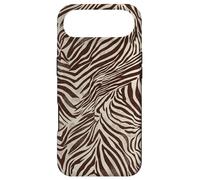Brown Zebra Stripes Exotic Animal Pattern Coque pour iPhone Air