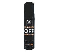 Browned Off® Watermans Mousse autobronzante moyenne à foncée avec aloe vera, vitamine E, séchage rapide, faux bronzage végétalien