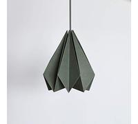 Brownfolds Abat-Jour Origami De Papier; Seul Paquet De Vanille |Gris|(LxWxH) 23CM X 23CM X 25CM