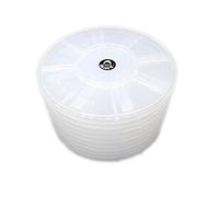 BROWNIAN MOTION TECHNOLOGY Lot de 5 supports de gaufrettes simples de 150 mm pour silicone, saphir, substrat SiC (couvercles à vis)