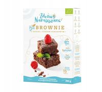 Brownie avec cacao et sucre de coco bio 290 g sain mélangé