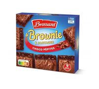 BROWNIE CHOCOLAT PÉPITES 285g : le moelleux généreux signé Brossard, pour une pause gourmande irrésistible ! - Le Lot De 4